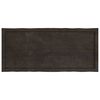 vidaXL Stolna ploča tamnosmeđa 120x50x(2-4) cm obrađena hrastovina