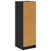 vidaXL Highboard Crni hrast 35 x 37 x 109 cm Konstruirano drvo