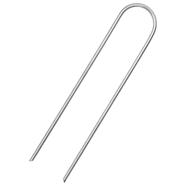 vidaXL Klinovi za tlo U-oblika 50 kom 15 x 3,5 cm od pocinčanog čelika