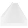 vidaXL Zidne police 2 kom bijele 115 x 9 x 3 cm