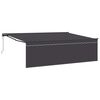 vidaXL Povlačivi tende Antracit 450 &times; 350 cm Poliester i aluminij