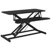 vidaXL Podesiva radna stanica 90 x 40 x (13 - 50) cm od čelika i drva