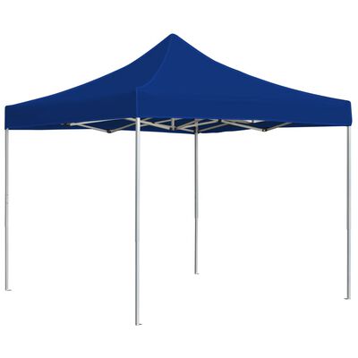 vidaXL Profesionalni sklopivi šator za zabave 3 x 3 m plavi