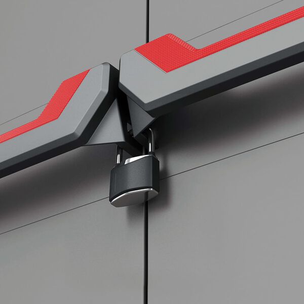 Keter višenamjenski ormarić za pohranu Stilo sivo-crni 173 cm