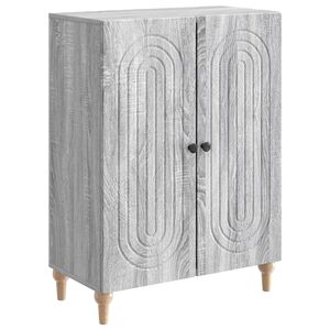 vidaXL Kreveta Siva sonoma 66 x 34,5 x 90 cm Konstruirano drvo
