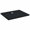 vidaXL Podloga za tu&scaron; s točkicama 100 x 80 x 4 cm ABS Crna