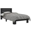 vidaXL Okvir kreveta crni 90 x 200 cm konstruirano drvo i metal