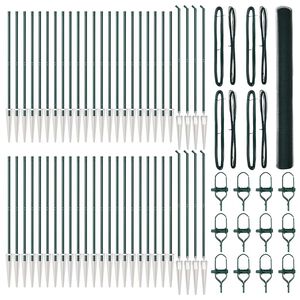 vidaXL Stup za ogradu Zelena