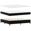vidaXL Krevet s opruga kutije s madracem Crna 200 x 200 cm Bar&scaron;un