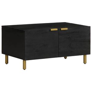 vidaXL Stolić za kavu crni 80 x 50 x 40 cm od konstruiranog drva