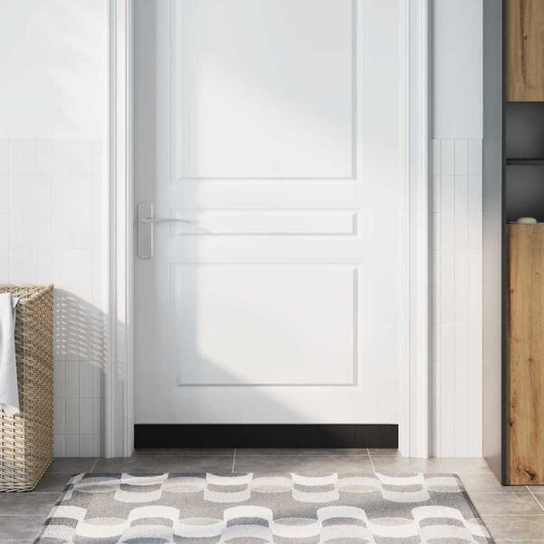 vidaXL Samoljepljivi pečati za vrata 6 pcs Srebrno 100 cm