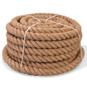 vidaXL Uže od 100 % jute 30 mm 50 m