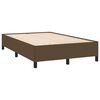 vidaXL Krevet box spring s madracem tamnosmeđi 120 x 190 cm od tkanine