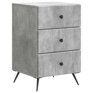 vidaXL Noćni ormar Betonska siva 43 x 41 x 66,5 cm Konstruirano drvo