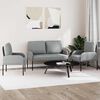 vidaXL Setovi sofa 3 pcs Svijetlo siva 115 x 56 x 80 cm &Scaron;perploča
