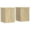 vidaXL Stalci za biljke 2 kom boja hrasta 15 x 15 x 20 cm drveni