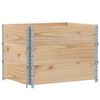 vidaXL Okviri za palete 3 kom 80 x 60 cm od masivne borovine