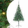 vidaXL Umjetno osvijetljeno božićno drvce s kuglicama 180 cm 564 grane