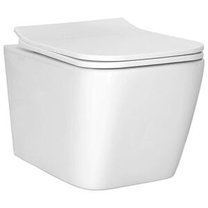 vidaXL Viseća WC &scaron;koljka Keramika Bijela