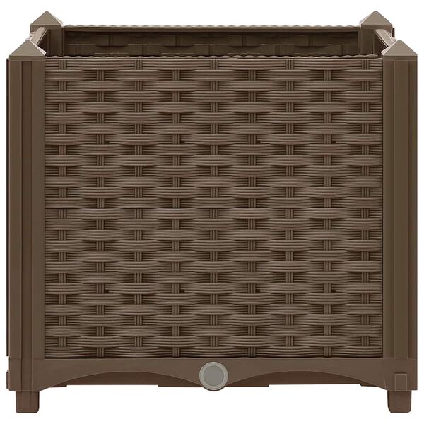 vidaXL Povišena gredica 40 x 40 x 38 cm od polipropilena