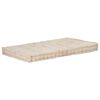 vidaXL Paletni podni jastuk pamučni 120 x 80 x 10 cm bež