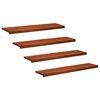 vidaXL Step treads 4 kom. 120 x 30 x 2 cm Smeđa Čvrsto drvo bukve