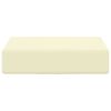 vidaXL Jastučić za sjedenje na otvorenom Krema 40 x 40 x 8 cm