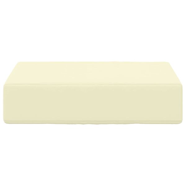 vidaXL Jastučić za sjedenje na otvorenom Krema 40 x 40 x 8 cm