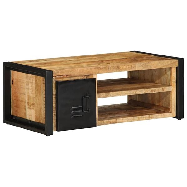 vidaXL Stol za kavu 90x50x36 cm Puno grubo drvo Mango