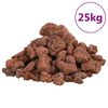 vidaXL Vulkansko kamenje 25 kg crveno 1 - 2 cm