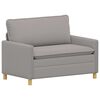 vidaXL Sofa Svjetlosiva 126 x 81 x 87,5 cm Tkanina