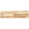 vidaXL Plutajuća polica 100x20x4 cm Neobrađeno puno drvo akacije