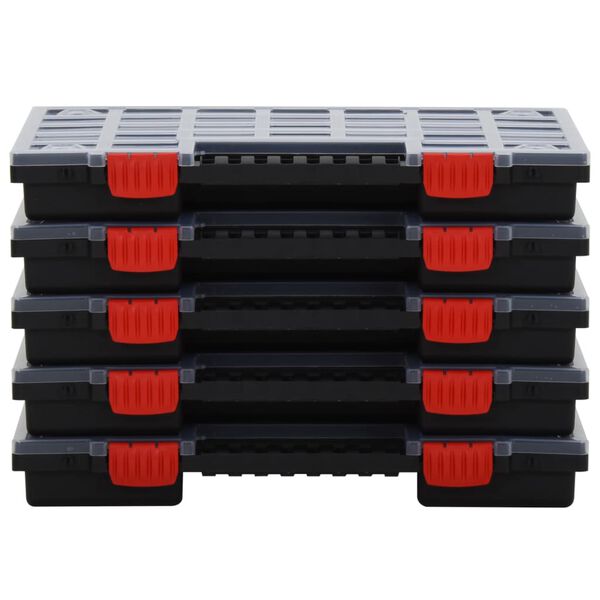 vidaXL Kutije za razvrstavanje 10 kom 40x30x5 cm polipropilen