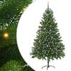 vidaXL Božićno drvce s 300 LED svjetlima s stalakom Zelena 180 cm PE