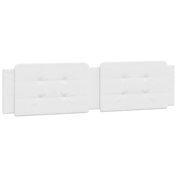 vidaXL Jastuk za uzglavlje Zadar bijeli 200 cm od umjetne kože