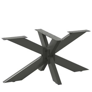 vidaXL Noga klub stolića u obliku pauka antracit 98x58x(42-43) cm čelik