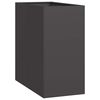 vidaXL Sadilica crna 40x80x80 cm od čelika