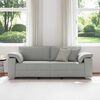 vidaXL Sofa Oblačnosiva 219 x 77 x 82 cm tkanina