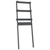 vidaXL Stalak za kupaonicu sivi 63,5 x 32 x179 cm od masivne borovine