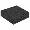 vidaXL Gumenasti granulatni vanjski pod Crna 9 x 9 x 2 cm Guma