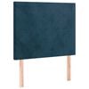vidaXL Uzglavlje tamnoplavo 80x5x118/128 cm bar&scaron;unasto