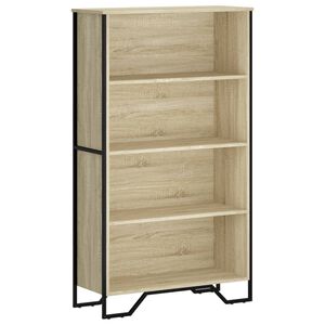 vidaXL Regal za knjige boja hrasta 80x31x137,5 cm konstruirano drvo