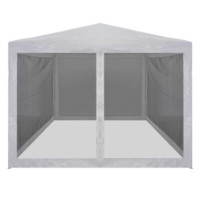 vidaXL Šator za zabave s 4 mrežasta bočna zida 4 x 3 m