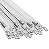 vidaXL Veza za kabel 50 kom. 4,6 x 800 mm Srebrna