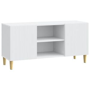 vidaXL TV ormar Bijela 102 x 34,5 x 50 cm Konstruirano drvo