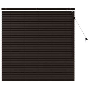 vidaXL Venecijanska roleta Tamno smeđa 130 x 130 cm 35 mm