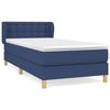 vidaXL Krevet s oprugama i madracem plavi 80x200 cm od tkanine