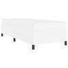 vidaXL Krevetna konstrukcija s madracem Bijelo 80 x 200 cm tkanina