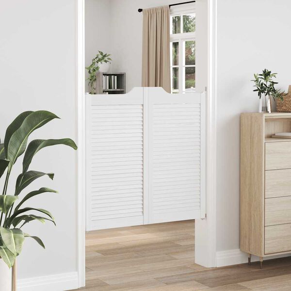 vidaXL Okretna vrata s re&scaron;etkama Dizajn 2 para bijela 100x100 cm