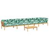 vidaXL 5-dijelna set vrtnih sofa od paleta s jastucima od drva bagrema